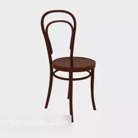 Red Home Dining Chair 3d model
