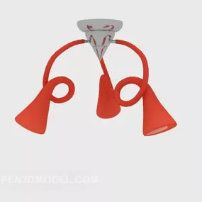 Red Minimalist 3d model