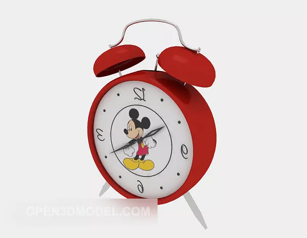 Brass Alarm Clock 3d model
