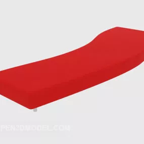 Red Sofa Lounge Chair 3d model