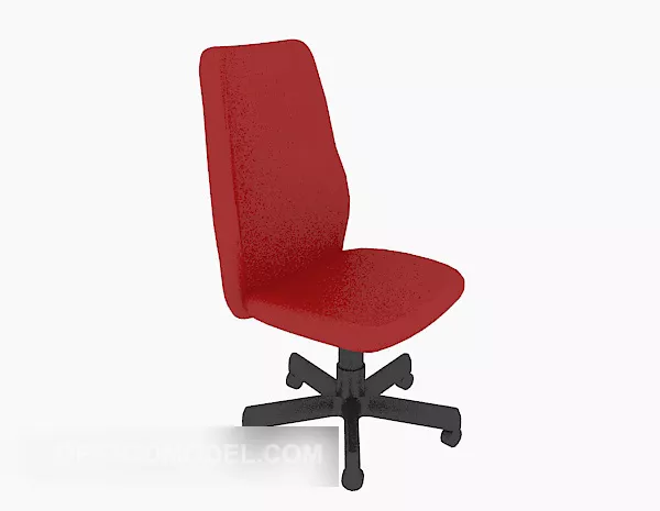 Office Chair Red Stylish 3d model Office Chair Red Stylish 3d model
