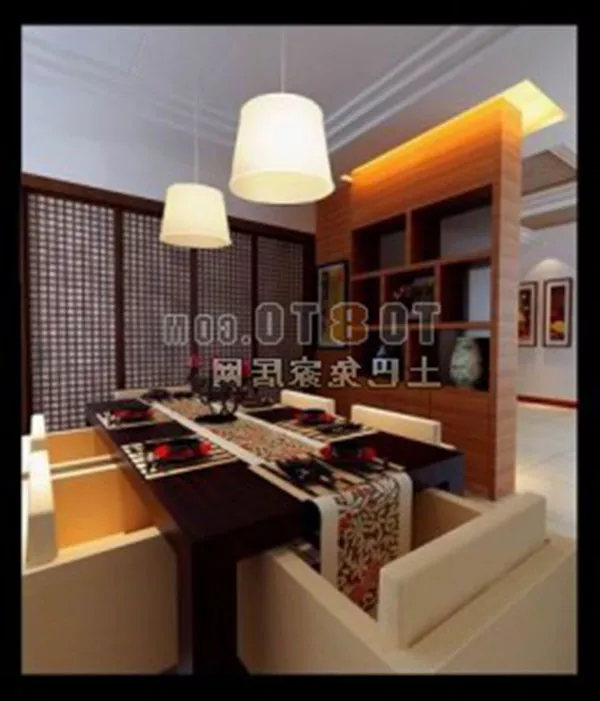 Small Dinning Room Kitchen Cabinet Interior 3d model Small Dinning Room Kitchen Cabinet Interior 3d model