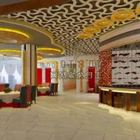 Restaurant Effect Interior 3d model