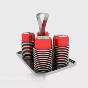 Restaurant Red Cup 3d model