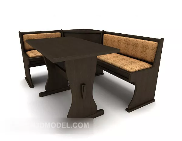 Low Seat Charpoy 3d model