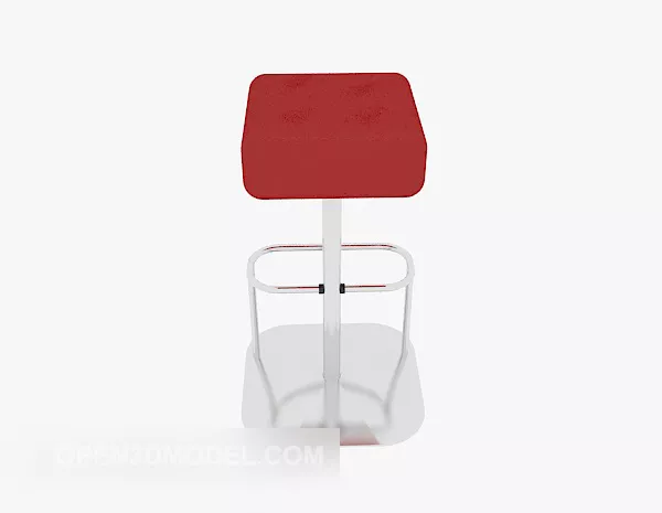 Retractable High Bar Chair 3d model Retractable High Bar Chair 3d model