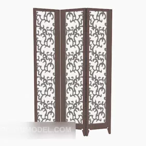 Retro Partition Screen Design 3d model