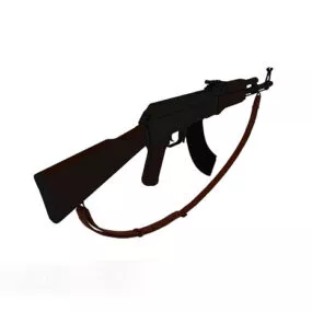 Military Rifle Weapon 3d model