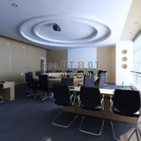 Room Office Space 3d model