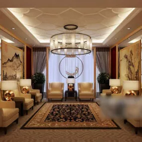 Room Chandelier 3d model