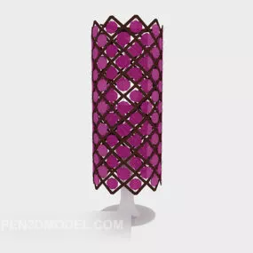 Rose Red Table Lamp Furniture 3d model