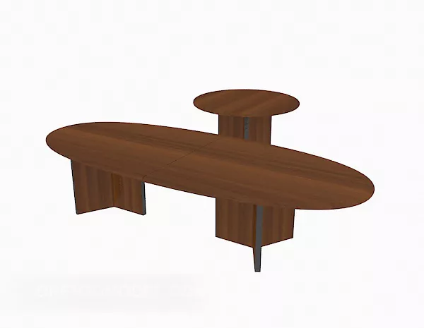 Round Bantai Table 3d model Round Bantai Table 3d model