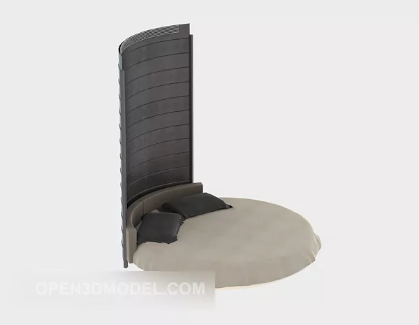 Round Creative Bed 3d model Round Creative Bed 3d model