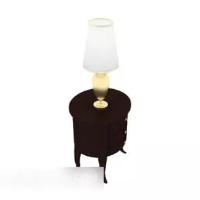 Round Shaped European Edge Cabinet 3d model
