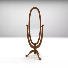 Round Mirror Frame 3d model