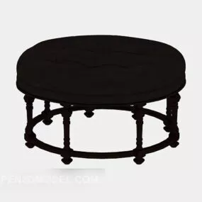 Round Home Coffee Table 3d model