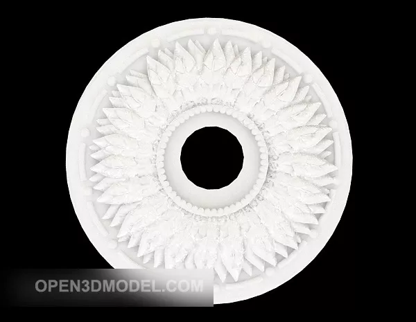 Round Light Disc 3d model Round Light Disc 3d model