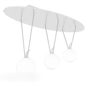 Round Minimalist Glass Top 3d model