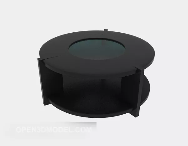Modern Style Round Coffee Table 3d model Modern Style Round Coffee Table 3d model