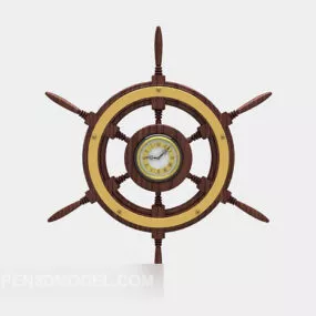 Rudder Clock Furniture 3d model