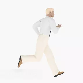 Running Men Character 3d model