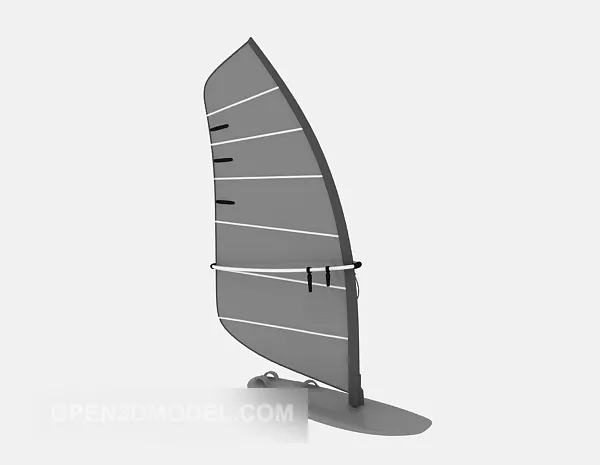 Chinese Wooden Boat Traditional 3d model
