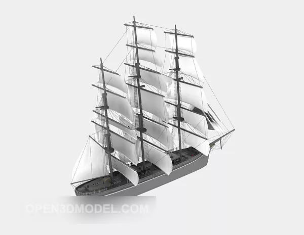 Sailing Tableware Decorations 3d model Sailing Tableware Decorations 3d model