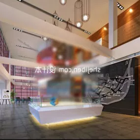 Sales Department Indoor 3d model