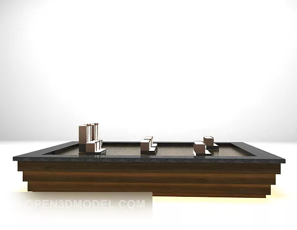 Decorative Wooden Box 3d model Decorative Wooden Box 3d model