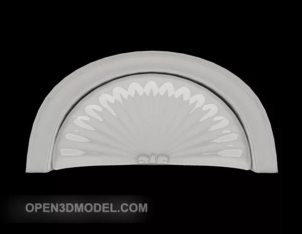 Semi-circular European Member 3d model Semi-circular European Member 3d model