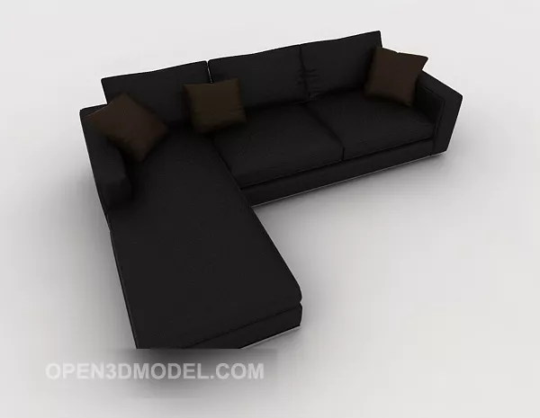 Seven-word Multiplayer Sofa 3d model Seven-word Multiplayer Sofa 3d model