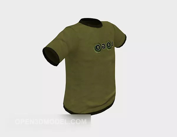 Short Sleeve Clothing 3d model Short Sleeve Clothing 3d model