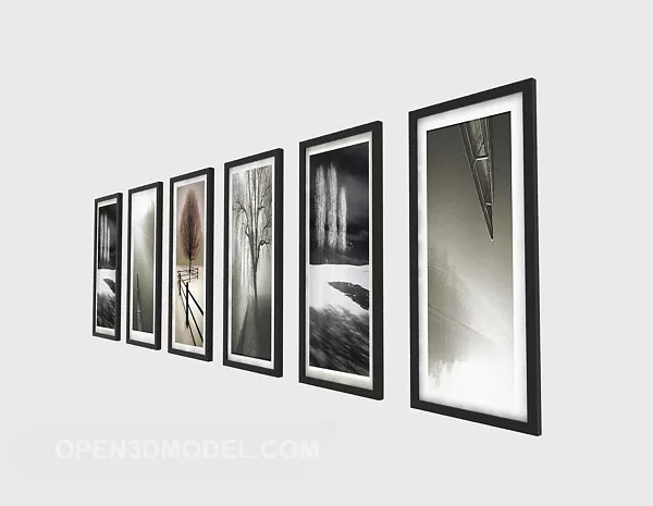 Show Gallery On Wall 3d model Show Gallery On Wall 3d model