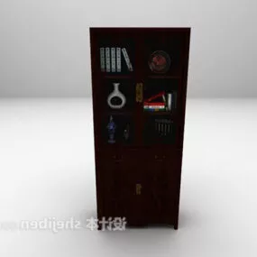 Showcase Dark Wood 3d model