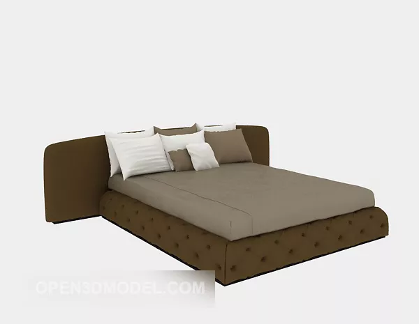 Simmons Bed Simple Style 3d model Simmons Bed Simple Style 3d model