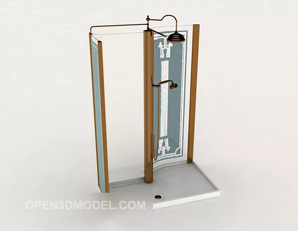 Simple Bath Room 3d model Simple Bath Room 3d model