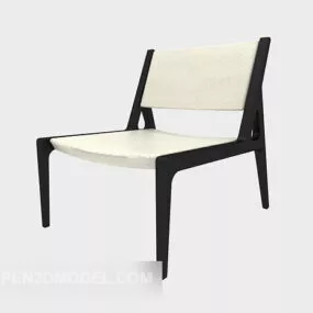 Simple Chinese Lounge Chair 3d model