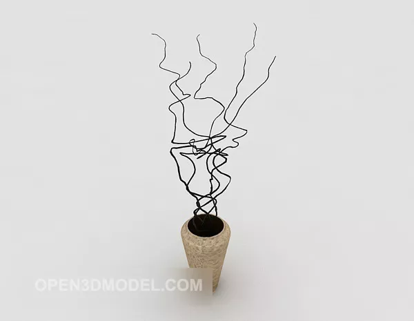 Simple Crafts Vasedecor 3d model Simple Crafts Vasedecor 3d model