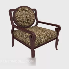 Simple European Home Chair 3d model