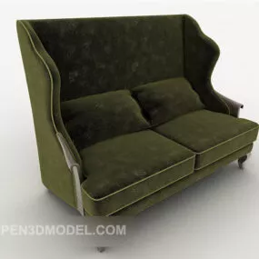 Simple European Home Sofa 3d model
