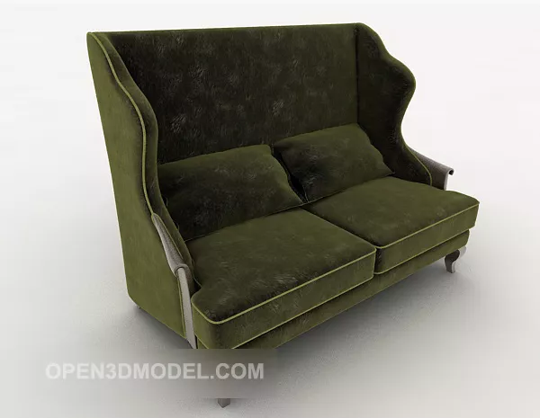Simple European Home Sofa 3d model Simple European Home Sofa 3d model