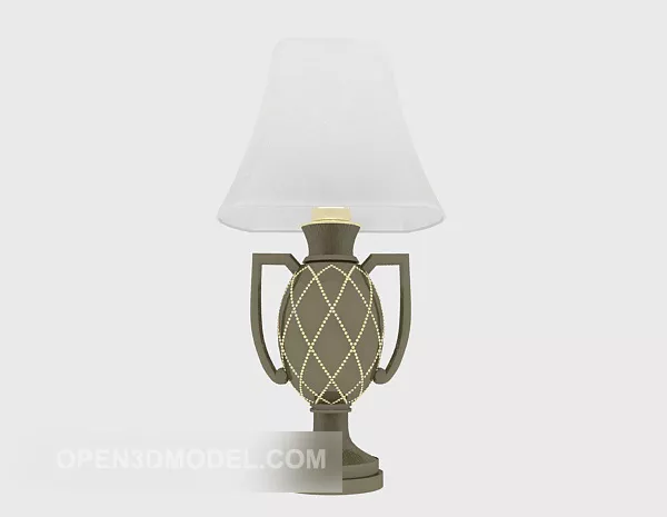 Simple European Home Table Lamp 3d model Simple European Home Table Lamp 3d model