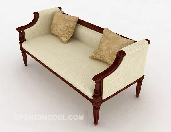 Simple European Multi Seaters Sofa 3d model Simple European Multi Seaters Sofa 3d model