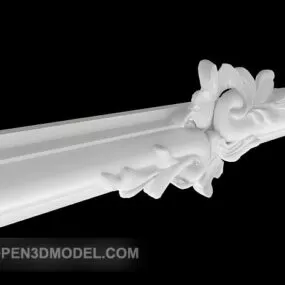 Simple European Plaster Line 3d model