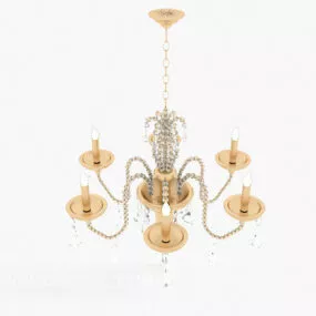 European Process Chandelier Design 3d model