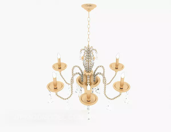 European Process Chandelier Design 3d model European Process Chandelier Design 3d model