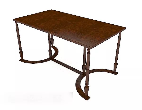 Simple European Side Table 3d model Simple European Side Table 3d model