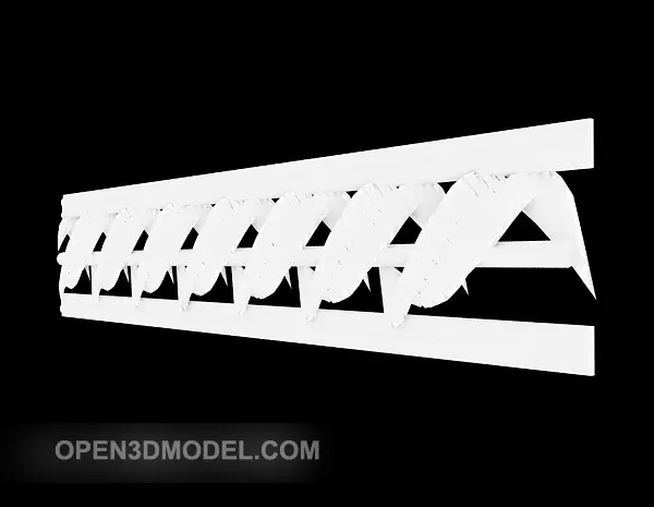 Simple European Style Corner 3d model Simple European Style Corner 3d model