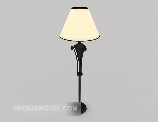 Simple European Style Floor Lamp 3d model Simple European Style Floor Lamp 3d model