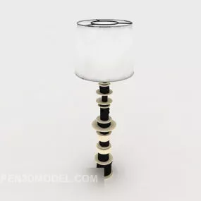 Simple European Table Lamp 3d model